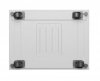 Lanberg Szafa stojąca rack 19 cali 42U 600x800 szara drzwi szklane flack pack